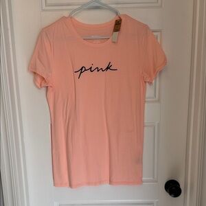 PINK Victoria's Secret Light Coral Tee